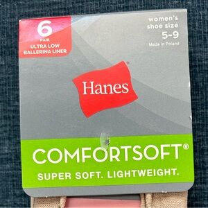 Hanes ComfortSoft Black Socks